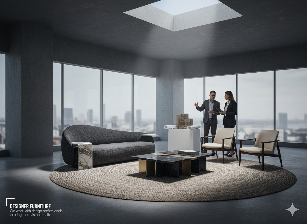 Custom leather office chair